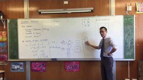 Quadratic Equations (3 of : Visually Completing the Square)