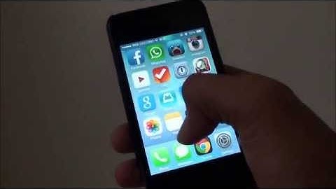 IOS 7 : BUGS PART 1  (SORRY FOR THE 4:3)