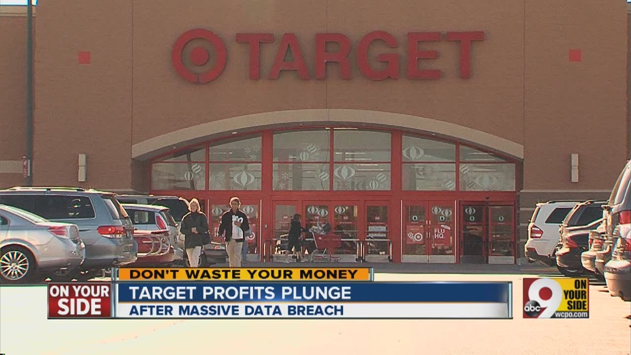 Target profits plunge