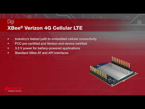 Digi International XBee® Verizon 4G Cellular LTE | Maker Minute