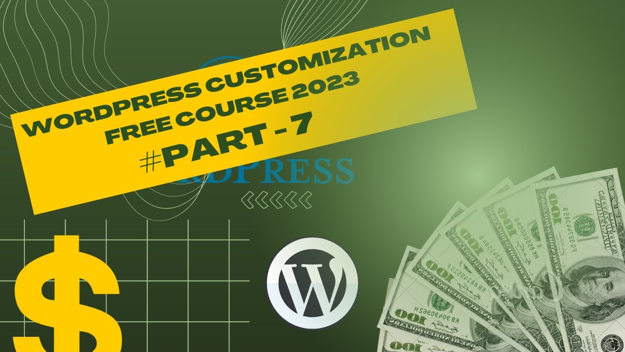 WordPress eCommerce Theme Customization | Class 7 | Bangla - YouTube