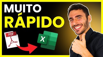 COMO CONVERTER PDF em EXCEL em só 2 minutos (RÁPIDO)