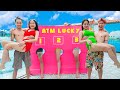 Amazing lucky box vs  box prank battle nerf dr borgirl nerf guns popular atm troll girl prank