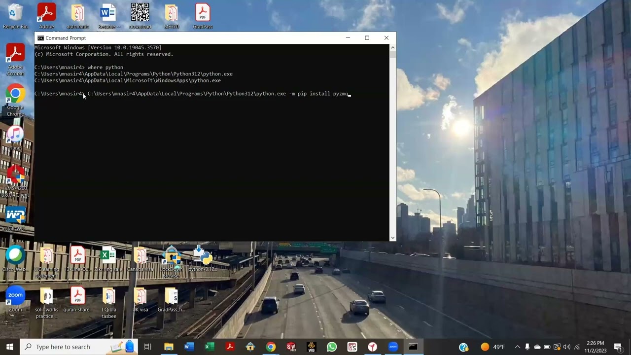 Set python path in CoppeliaSim (using python downloaded from python.org)