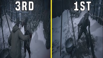 Resident Evil 8 Village - 1st Person and 3rd Person Mode Comparison Differences