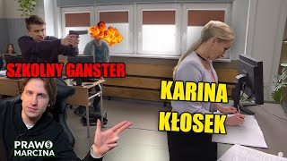 SZKOLNY GANGSTER |PRAWO MARCINA ogląda serial SZKOŁA 5| screenshot 5