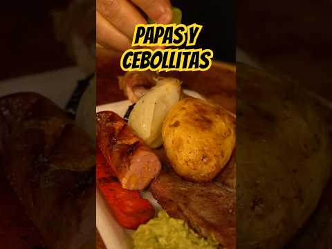 Papas y cebollitas en tu carne asada #receta