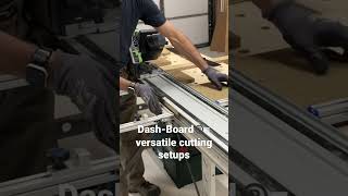 Precise repeat cuts with your Dash-Board®️or Festool MFT3. Move the board, not the rail.