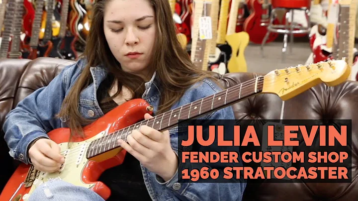 Julia Levin playing a Fender Custom Shop 1960 Stra...