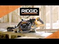 RIDGID Power Tools- 18V Brushless 7-1/4 in. Rear Handle Circular Saw (R8658)