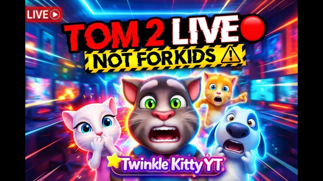 TALKING TOM 2 LIVE 🔴 | Twinkle KITTY YT | NOT FOR KIDS |EMOTIONAL FAN-MADE STREAM