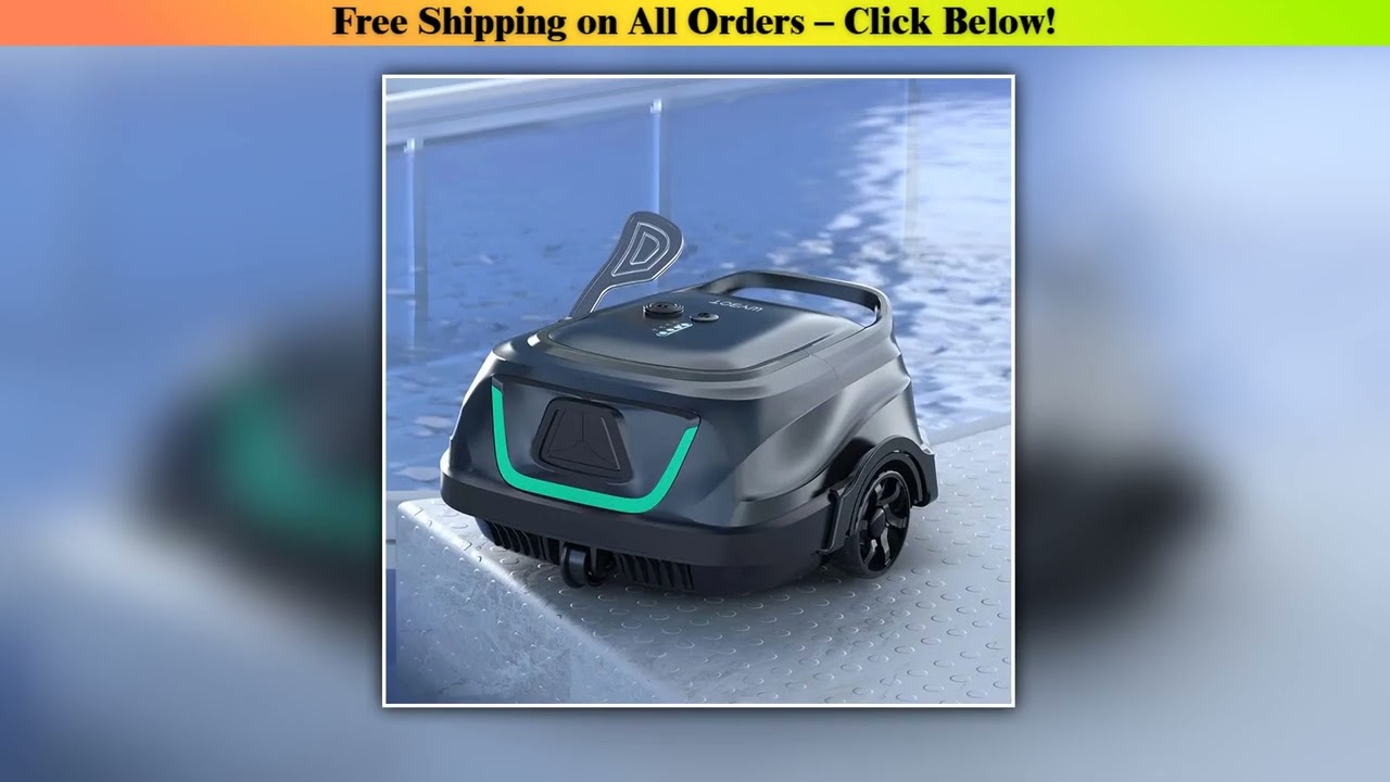 WYBOT A1 Wireless Swimming Pool Cleaner Robot Scheduled Cleaning for Floor Edge Dual-layer