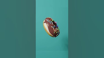 Donut Animation | Blender Animation #blender #blenderanimation #donuts #3danimation #3dmodeling
