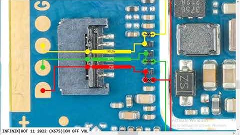INFINIX HOT 11 2022 X675 ON OF Volume Powar Kiy Problem Ways Hardware Solution #borneoschematic #gsm