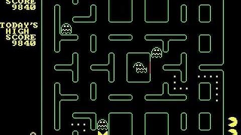 DOS PC-Man Pacman Clone (1982) IBM PC