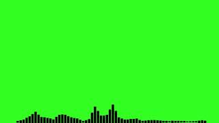 New Green Screen Line Audio Spectrum HD 2020। Green Screen Visualizer Green Screen HD 2020