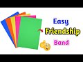 DIY Friendship Band making / Easy friendship bracelet / DIY Friendship Band / Friendship band craft