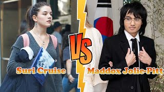 Suri Cruise (Tom Cruise's Daughter) VS Maddox Jolie-Pitt (Jolie Pitt's Son) Transformation  2023