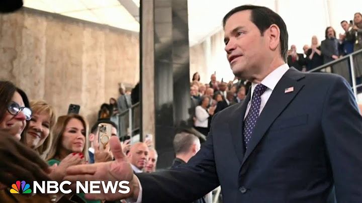 Secretary of State Rubio orders U.S. to immediately stop almost all foreign aid