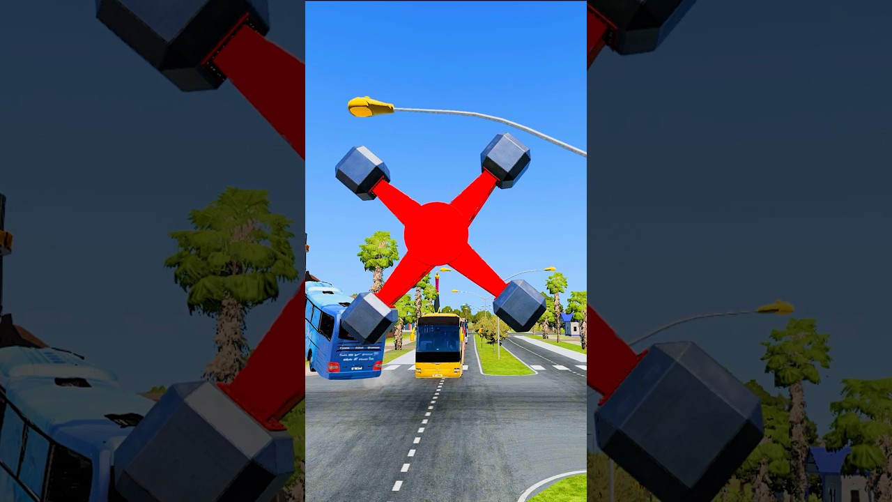 Buses vs Spinner 💥