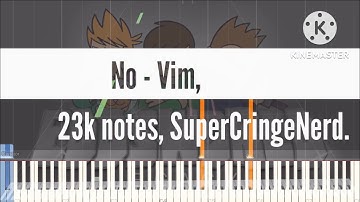 [Grey Midi] No - Vim, 23k notes, SuperCringeNerd.