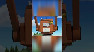 🚓 Poli’nin Süper Kurtarma Görevi! ⚡ Bir Dakikada Macera! | #shorts Robocar Poli Türkçe