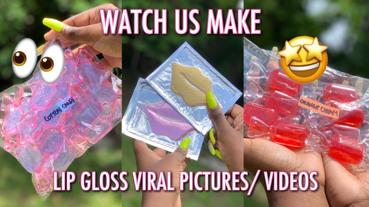 WATCH US MAKE VIRAL LIP GLOSS CONTENT/VIDEOS FOR 9 MINS STRAIGHT
