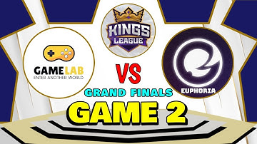 GAMELAB vs EUPHORIA ESPORTS | Game 2 | KINGS LEAGUE MLBB 2022 | GRANDFINALS