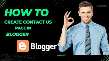 How To Create Contact Us Page In Blogger by ahmad hassan blogger