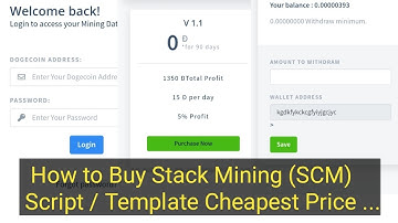 How to Buy Mining Template Cheapest Price | Stack Template Crypto Mining (SCM)