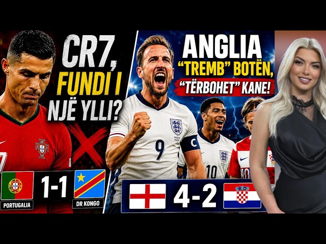 🔴CR7 egoist, Anglia “të fut frikën”, Topi i Artë “nxeh” studion e Botërorit Amerikan