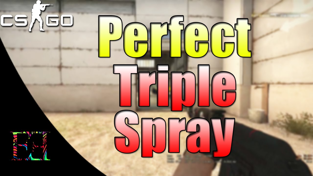 CS:GO-Perfect Triple Spray-CS:GO Competitive Gameplay - YouTube