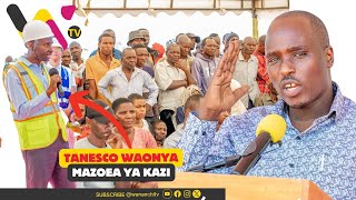 BITEKO ACHUKIZWA TANESCO Mazoea sitaki WAONYWA NA REA/WATUMISHI WAMKIMBIA WAZIRI KUJIBU KERO