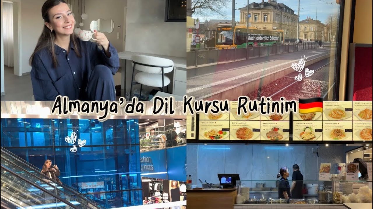 Almanya’da Bir Cuma Günüm | Ev, Almanca Kursu, AVM