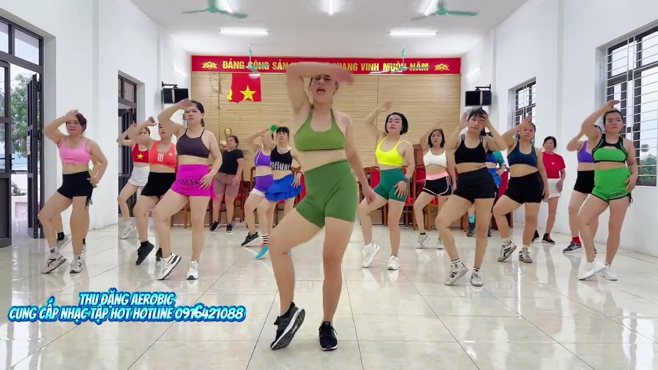 40p AEROBIC/#369 /ĐỐT MỠ GIẢM EO / THU ĐẶNG AEROBIC