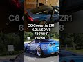 C6 Corvette ZR1 6.2L LS9 V8 #automobile #corvette #ls #chevy #tunercars