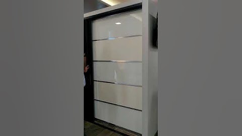 Ebco Walk in sliding system all finish