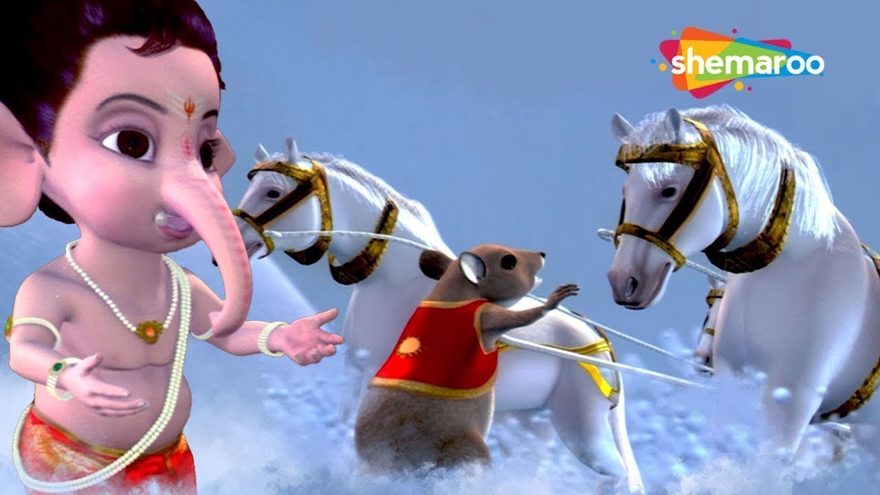 कैलाश पर्वत पर घोड़ों को देखकर भगवान गणेश इतने चिंतित क्यों हुए? | Bal Ganesh Ki Kahaniyaan 3D - 103