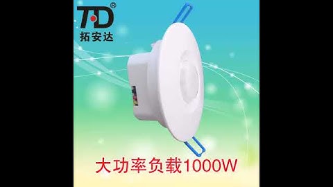 Built in occupancy sensor switch