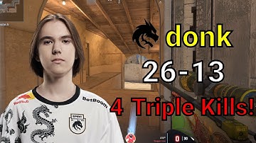 CS2 donk 26-13 (mirage) faceit voice comms POV | 2024/12/28 | #cs2 #demo