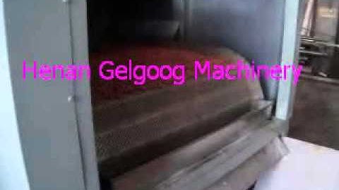 Video of Peanut Roasting Machine from GELGOOG. Email: cara@machinehall.com & phone: 008613015518550