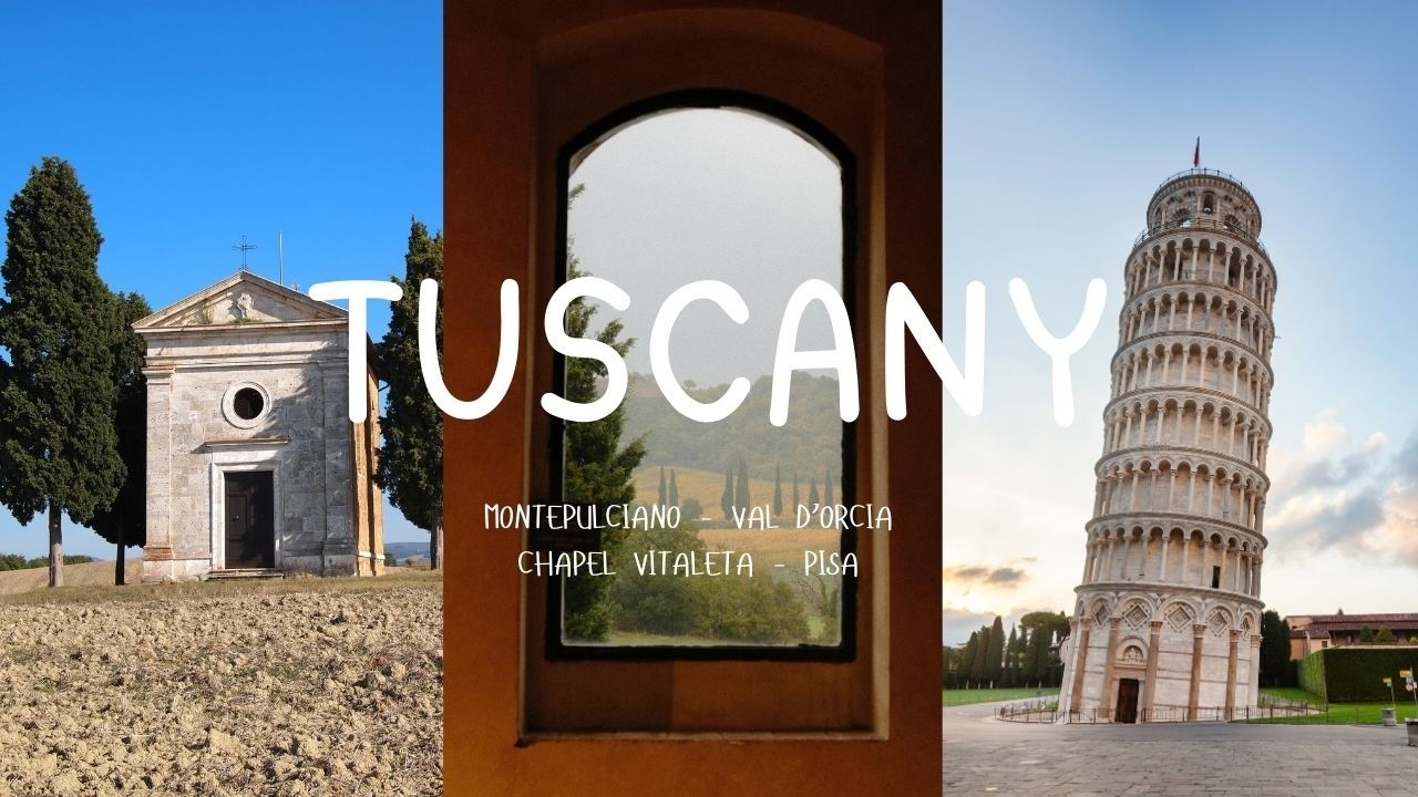 🇮🇹 Rome to Tuscany Roads and Roads | Montepulciano, Chapel Vitaleta, Val d’Orcia & Pisa