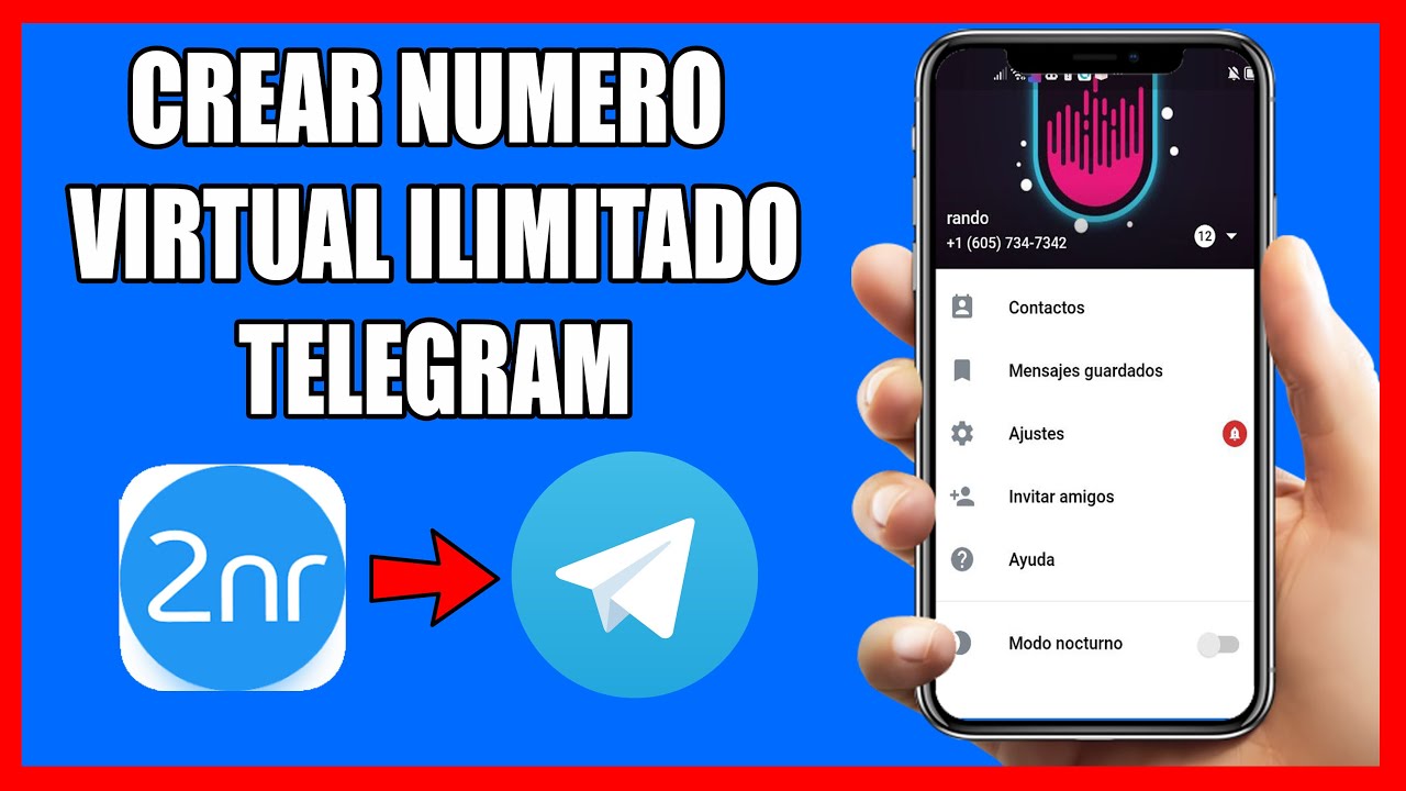 Como crear numero virtual ilimitado para Telegram (2024) YouTube