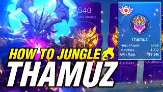 Advanced THAMUZ JUNGLE Guide 2026 Season 42! (Build, Emblems & Rotation)