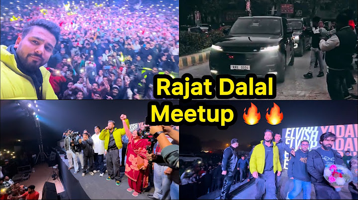 Rajat Dalal Meetup Went Crazy🔥