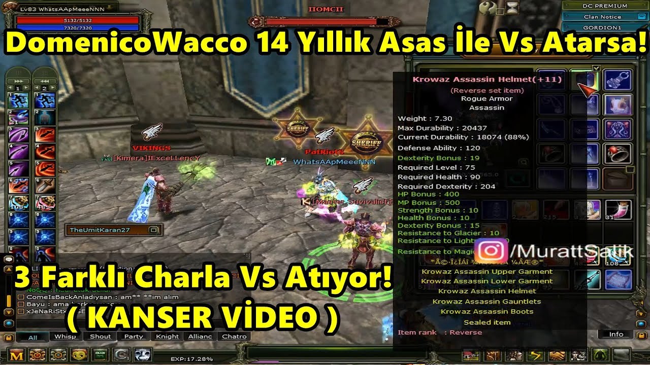 DomenicoWacco 14 Yıllık Asas İle Vs Atarsa! Özel Vs Anları | Knight Online