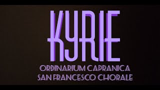 Video thumbnail of "KYRIE Eleison - Tuhan kasihanilah kami | Ordinarium Misa Capranica"