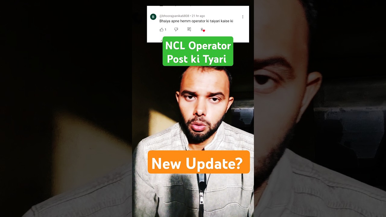 NCL Operator ki Tyari 🔊🔊 #shorts #coal @Mr_NCL