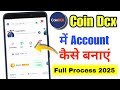 Coindcx account opening 2025 | Coindcx me account kaise banaye | How to create account in coindcx