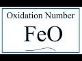 Oxidation Numbers and Iron Compounds
